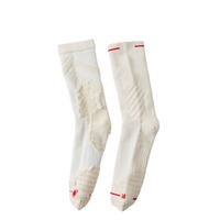 Chaussettes de sport professionnelles pour hommes, en tricot épais, respirantes, antidérapantes, en polyester-coton, pour le basketball et la course à pied, automne-hiver