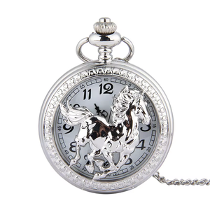 Şık Vintage kuvars cep saati Steampunk Unisex kolye Flip içi boş siyah bronz gümüş altın saatler saat çeşitli stilleri - Product Image 5