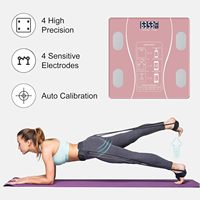 Balance de sol pour salle de bain LCD 180 kg avec pesée intelligente du corps humain, personnalisation OEM/ODM, balance électronique haute précision