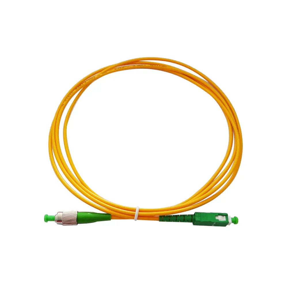 High quality simplex 3.0mm FC to SC fiber optic patch cord cable PVC Jacket Cable