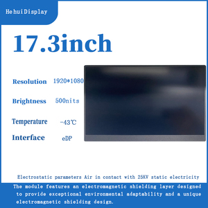 <span class=keywords><strong>OLED</strong></span> 17,3-дюймовый экран с разрешением 1920*1080, диапазон рабочих температур-43, экран с электромагнитным экранированием - Product Image 2
