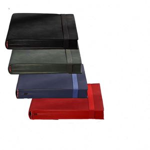 Libreta de direcciones empresarial con espiral, tamaño A3, páginas forradas en cuero de poliuretano, con logotipo - Product Image 1