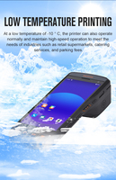 Android 11 PDA portable avec imprimante thermique 58mm NFC 2D QR Code Scanner Imprimante en stock
