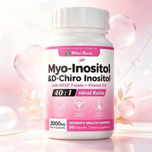 Capsules <span class=keywords><strong>d</strong></span>'inositol Wins Town OEM pour la formule Myo-Inositol <span class=keywords><strong>D</strong></span>-Chiro-Inositol, soutien nutritionnel quotidien pour les femmes, complément alimentaire - Product Image 1