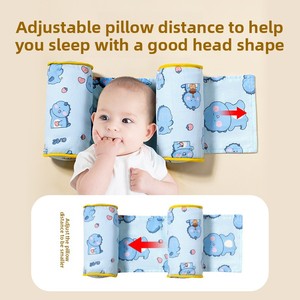 <span class=keywords><strong>Oreiller</strong></span> <span class=keywords><strong>de</strong></span> mise en forme pour bébé avec rembourrage en millet et <span class=keywords><strong>sarrasin</strong></span>, réglable, anti-déformation <span class=keywords><strong>de</strong></span> la tête, doux, respectueux <span class=keywords><strong>de</strong></span> la peau, respirant, pour nouveau-né - Product Image 4