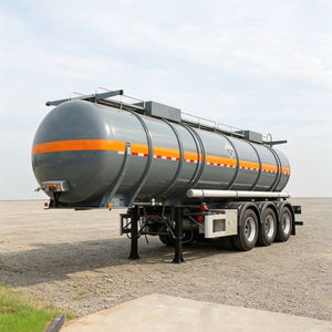 Semi-remorque citerne à 3 essieux haute résistance pour produits chimiques dangereux, ammoniac aqueux et liquides inflammables, capacité <span class=keywords><strong>25</strong></span>-70m³, charge utile >30000kg - Product Image 2