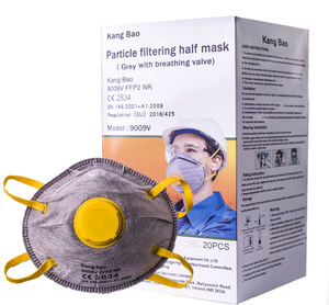 Production de particules Non médical Ce En149 4ply <span class=keywords><strong>FFP2</strong></span> Filtrage Demi-tasse à poussière jetable <span class=keywords><strong>Masque</strong></span> de pont de nez réglable avec carbone - Product Image 4