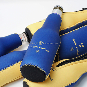 Sublimación Cuello largo Aislante Neopreno Stubby Cooler Holder Keep Drink Botella de cerveza fría con cremallera - Product Image 3