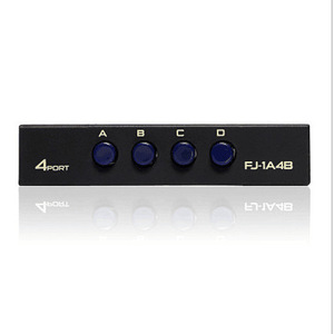 Fj-1a4b <b>Usb</b> Print Sharing <b>Switch</b> 4 Port Manual Switching Shared Printer Hub For Office Home Use - Product Image 5