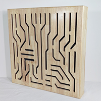 Diffuseur Acoustique Décoratif en Bois MDF pour Cinéma Maison/Studio de Musique - Vente en Gros