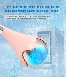 筋肉痛緩和リラックスセラピーマッサージローラーボールT字型ABS樹脂PC素材アイスグローブ顔目元しわ除去 - Product Image 4