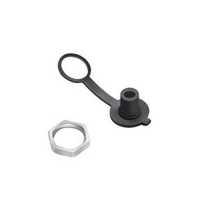 Conector Hembra DC 5521 5525 con Orificio para Tornillo, Tapa Antipolvo, Tipo Soldadura, Conector de Cable de Alimentación DC - Product Image 3