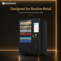 Système de distribution de marchandises détachable BANDENG 6610Pro 22T pour la vente de marchandises mixtes utilisant une réfrigération modulaire et un compresseur