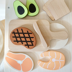 HOYE CRAFTS – ensemble <span class=keywords><strong>de</strong></span> <span class=keywords><strong>cuisine</strong></span> en bois pour enfants, jouet <span class=keywords><strong>de</strong></span> Simulation <span class=keywords><strong>de</strong></span> petit déjeuner, Standard, nouveau, EN71 - Product Image 5