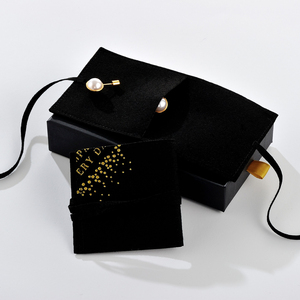 Custom Gold Foil Embossed Logo Sliding <b>Box</b> Wholesale Custom Luxury <b>Black</b> Magnetic Jewelry <b>Gift</b> <b>Box</b> Packaging with Magnetic Lid - Product Image 4