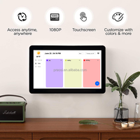 Pros 10 15.6 22 pouces blanc calendrier numérique affichage écran tactile capacitif Android Google montage mural calendrier intelligent écran tactile