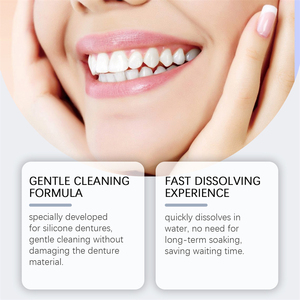 Kit <span class=keywords><strong>de</strong></span> comprimés nettoyants dédiés pour prothèses dentaires moulables Oralhoe - Product Image 5