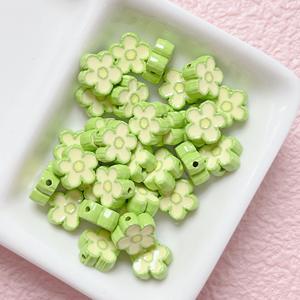 Las cuentas sueltas de aceite de goteo de aleación de flores frescas de verano más populares DIY materiales hechos a mano accesorios de joyería - Product Image 4