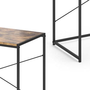 Scrivania a soppalco 100x45x75cm scrivania per Computer in legno <span class=keywords><strong>Vintage</strong></span> scrivania da lavoro per ufficio per piccoli spazi scrivania studio industria tavolo moderno - Product Image 4