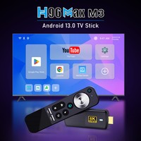 2025 H96 MAX Rockchip RK3528 Quad Core 8K UHD Streaming Internet personnalisé Wifi 6 jeu Google Smart Android 13 Fire TV Box Stick