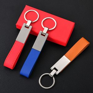 Custom Logo PU <b>Leather</b> <b>Keychain</b> Creative Metal Zinc Alloy Business Gift <b>Leather</b> Car <b>Keychain</b> Key Chain - Product Image 2