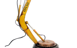 Lámpara de Mesa Creativa de Estilo Industrial con Forma de Excavadora de Hierro Retro, Lámpara Decorativa Estilo Americano Antiguo para <span class=keywords><strong>Bar</strong></span> y Restaurante LOFT - Product Image 5