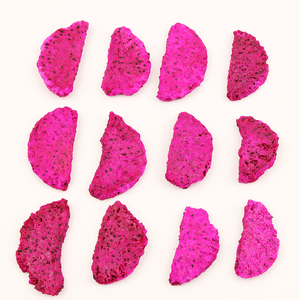 Rebanada de fruta de dragón liofilizada con bocadillo natural crujiente de color rosa Sin azúcar añadido - Product Image 1