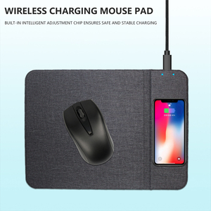 15W không dây sạc đa chức năng chuột Pad với người giữ điện thoại tùy chỉnh máy tính văn phòng miếng lót chuột - Product Image 3