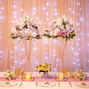 Centros <span class=keywords><strong>de</strong></span> Mesa Florales para Bodas, Soporte Geométrico <span class=keywords><strong>de</strong></span> Metal para Centros <span class=keywords><strong>de</strong></span> Mesa Florales para Eventos, Fiestas, Cumpleaños - Product Image 3