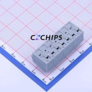 KF202-10.0-4P Spring Terminal Block Through hole Component (THT),P=10mm Connector 1x4P 10mm Gray 4P - Product Image 2