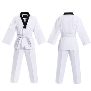 Hàn quốc trẻ em bán buôn Taekwondo đồng phục poomsae WTF ITF dobok KUMAS ligero quần áo phù hợp với - Product Image 3