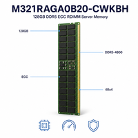 Module de mémoire M321RAGA0B20-CWKBH 128 Go PC5-38400 DDR5-4800 Reg ECC 4RX4 Registered CL40 288 broches RDIMM pour serveur – Stock disponible
