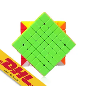 Vendita all'ingrosso cubo di 7x7-Qiyi QiXing 7x7x7 Velocità Magic Cube Sette Strato di Nero o Stickerless o Bianco 7x7 cubo Di Puzzle Giocattoli Educativi di Intelligenza