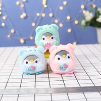 Haute Qualité Animaux En Peluche Pingouin En Peluche Porte-clés Mini Kawaii Pingouin En Peluche Porte-clés Sac À Dos Charme Décoration Pendentif