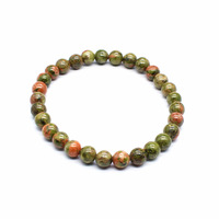 Bracelet de perles en cristal naturel mélangé de 6 mm, assortiment en vrac, bracelets extensibles en pierres précieuses pour la guérison des chakras, vente en gros, pierres énergétiques unisexes