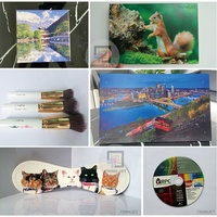 Impression Fninkjet 2 en 1 avec imprimante UV A3 à stratification à 2 têtes Imprimante UV A3 Vernis A3 Machine d'impression numérique