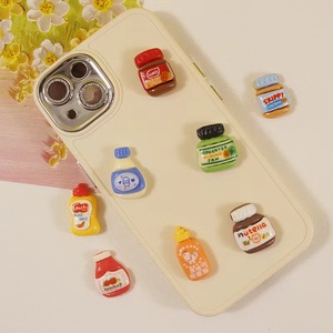 Breloques <span class=keywords><strong>en</strong></span> résine rouge vif pour bouteilles alimentaires, mini autocollants Ketchup, Moutarde, <span class=keywords><strong>Nutella</strong></span>, accessoires de bijoux DIY, Printemps 2024, Origine Yiwu - Product Image 3