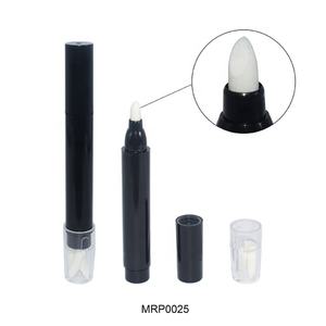 Lápiz Nutritivo para Manicura, Corrector de Esmalte de Uñas, Lápiz Removedor de Esmalte de Uñas Negro de Plástico con Esponja - Product Image 1