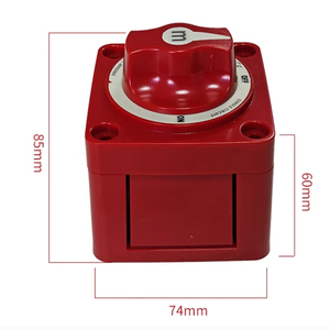 <span class=keywords><strong>ADDX</strong></span> Interrupteur Principal Étanche 12-48V DC 300A pour Batterie Marine/Voiture, Isolateur 3 Broches 1-2-Ambiante-Off pour Bateaux, Garantie 1 An - Product Image 3