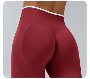 Mallas de gimnasio sin costuras para mujer con logotipo personalizado, pantalones de Yoga con glúteos fruncidos, mallas de entrenamiento Push up Tev, mallas sexis de cintura alta para mujer - Product Image 1