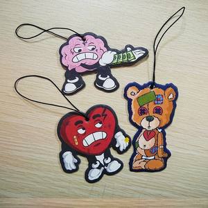 Rafraîchisseur d'air en papier de coton écologique suspendu personnalisé pour la maison, diffuseur de pomme de parfums de lavande, de citron et de Cologne pour voitures - Product Image 6