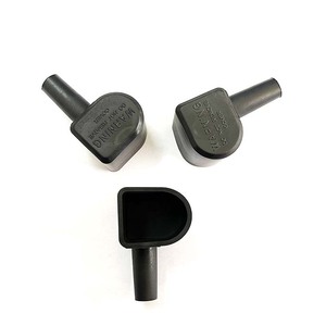 Manufactured plastic wire harness battery boot