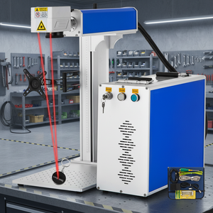 Máquina de Marcado Láser de Fibra Vevor Sihao de 30W y 150*150mm para Materiales Metálicos con Punto Rojo - Product Image 1