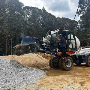 Camion malaxeur à béton autochargeur Aimix de 4 mètres cubes par lot au Guatemala - Product Image 6