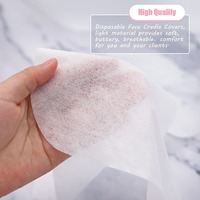 100 pièces de couvre-visage de massage jetables en non-tissé en forme de U, ultra doux, anti-adhésifs, pour les professionnels des spas et salons