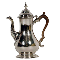 Juego de té y café de lujo árabe al por mayor diseño de tendencia Dallah cocina Mesa Metal latón fabricante