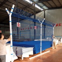 Pagar Kawat Pengaman Anti Panjat 358, Keamanan Tinggi untuk Penjara, Anti Potong, Dilas, Lapisan PVC, Panel Perimeter, Langsung dari Pabrik