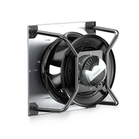 Ventilateur centrifuge de refroidissement ebmpapst EC Plug Fan 133 mm à 1000 mm avec roue à aubes en métal et plastique orientées vers l'arrière, contrôle PWM 0-10 V