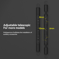 Support de guidon flexible pour GPS moto SMNU, support d'extension pour téléphone portable