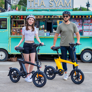 <span class=keywords><strong>Bicicleta</strong></span> Eléctrica Híbrida Potente Automática Mini con Suspensión Completa, Pantalla Blanca, Negra y Amarilla, Entrega Rápida desde Almacén de la UE - Product Image 1